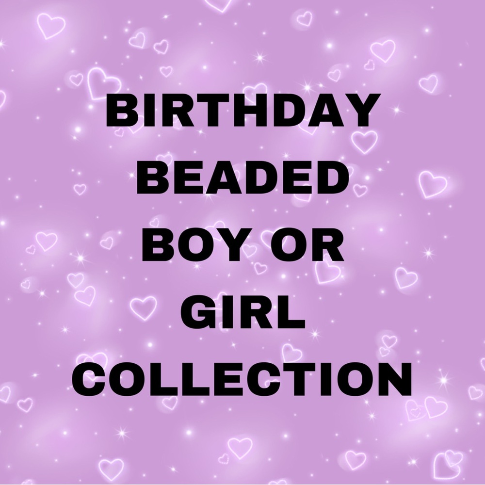 Handmade:: Beaded boy or girl charms or earrings!!